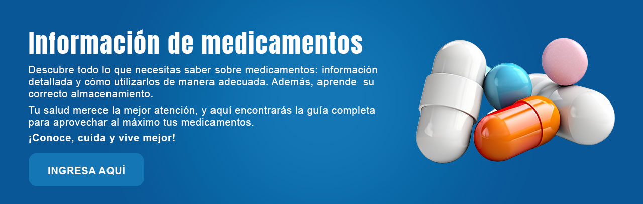 Banner información de medicamentos